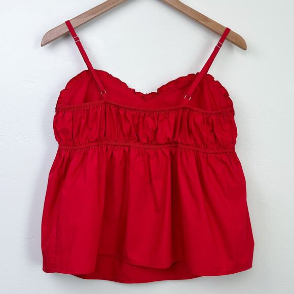 Love On A Hanger Red Valentine Heart Novelty Sweetheart Camisole - Picture 4 of 6